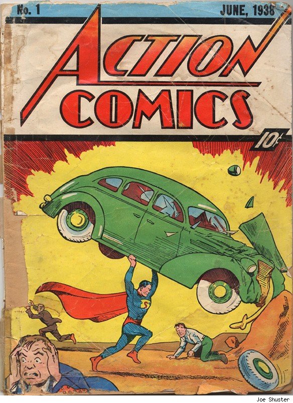 Carátula de Action Comics número 1