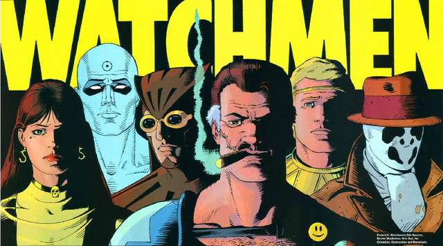 Imagen de la novela gráfica Watchmen