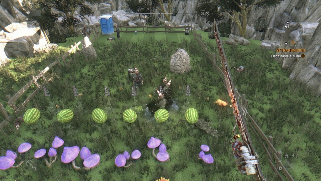 Easter Egg de Plants VS Zombies en Dying Light. Compartido mediante el botón Share de PS4.