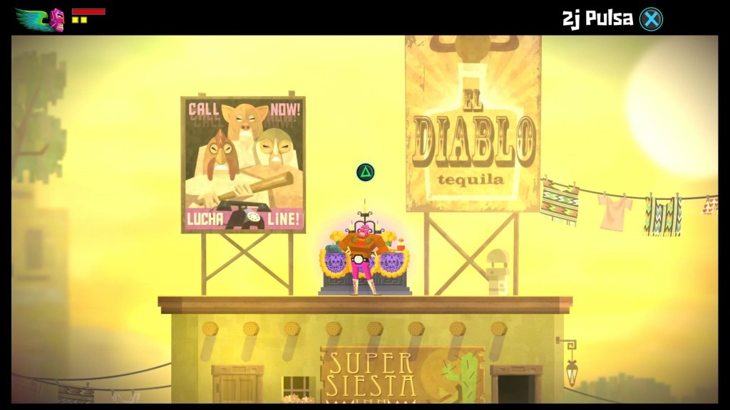 Hotline Miami Easter Egg en Guacamelee, un muy buen juego con muchas referencias a otros juegos y obras