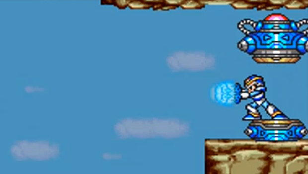 Hadouken característico de Ryu y Ken de Street Fighter presente en Megaman X