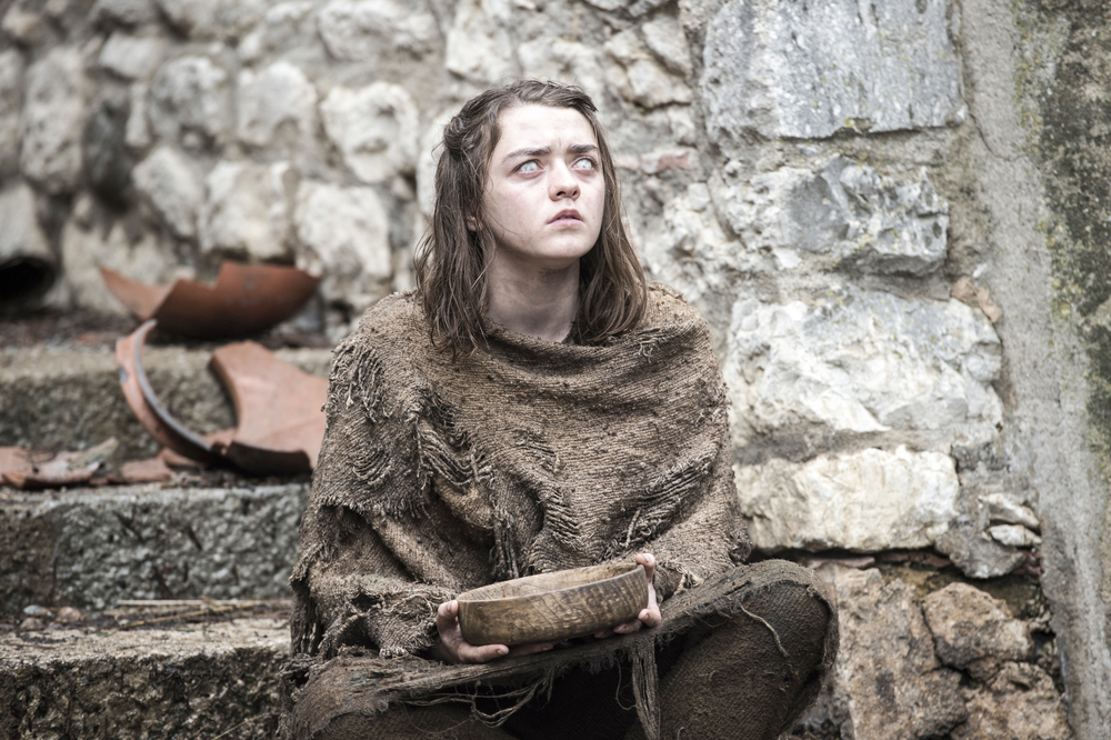 Arya Stark en la 6ta temporada de Game of Thrones