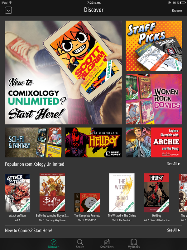 Marvel Unlimited y Comixology