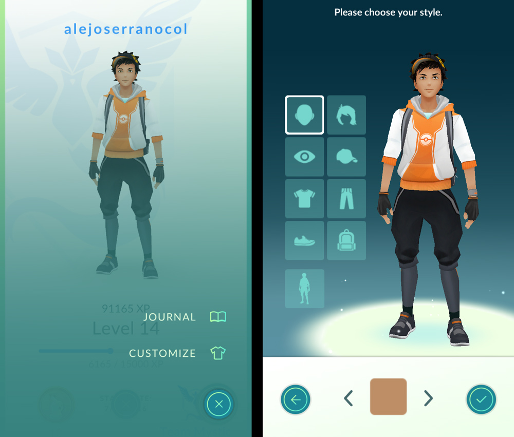 Pokémon Go Avatar