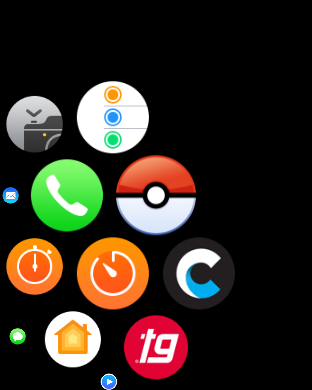 Pokémon Go en el Apple Watch