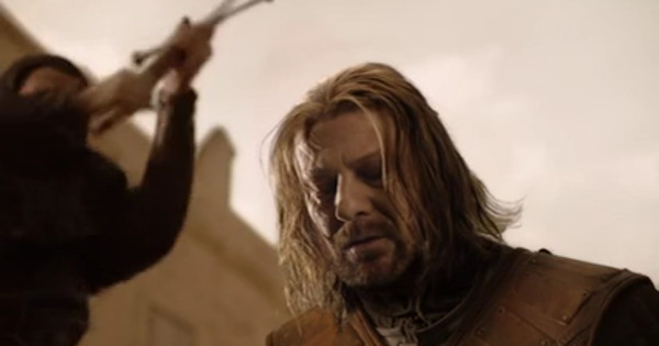 Lord Eddard Stark en la primera temporada en Game of Thrones (2011)