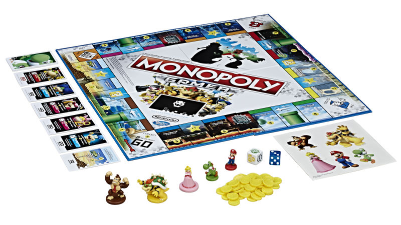 Tablero y componentes de Monopoly Gamer