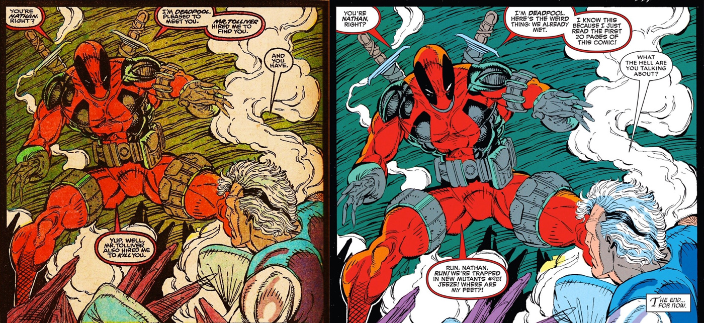 Deadpool First Appearance With Cable