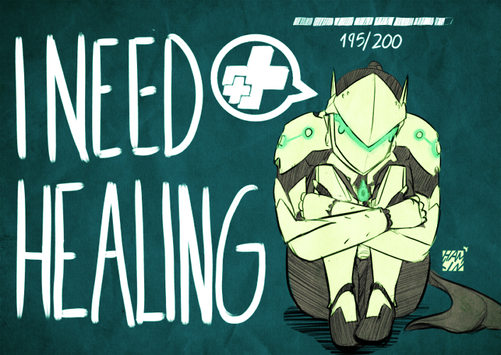 Genji de Overwatch - I Need Healing