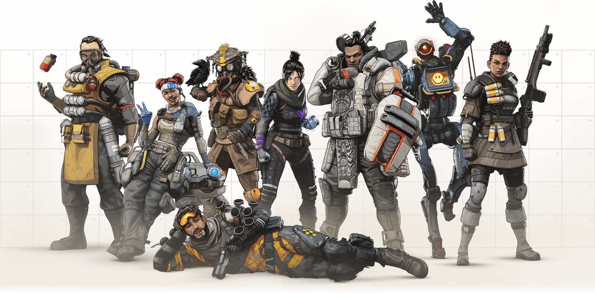 Apex Legends - Grupo de Personajes Jugables