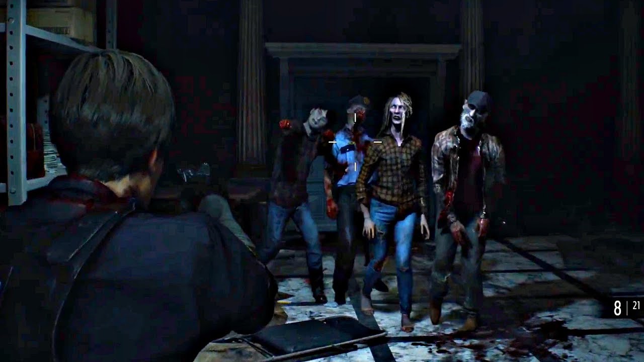 Resident Evil 2 Remake - Dispárale a los zombies!