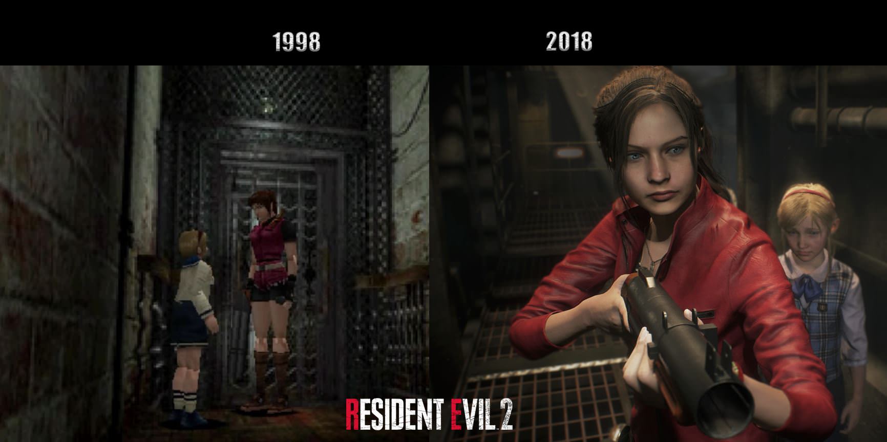 Resident Evil 2 Remake - Claire y Sherry.