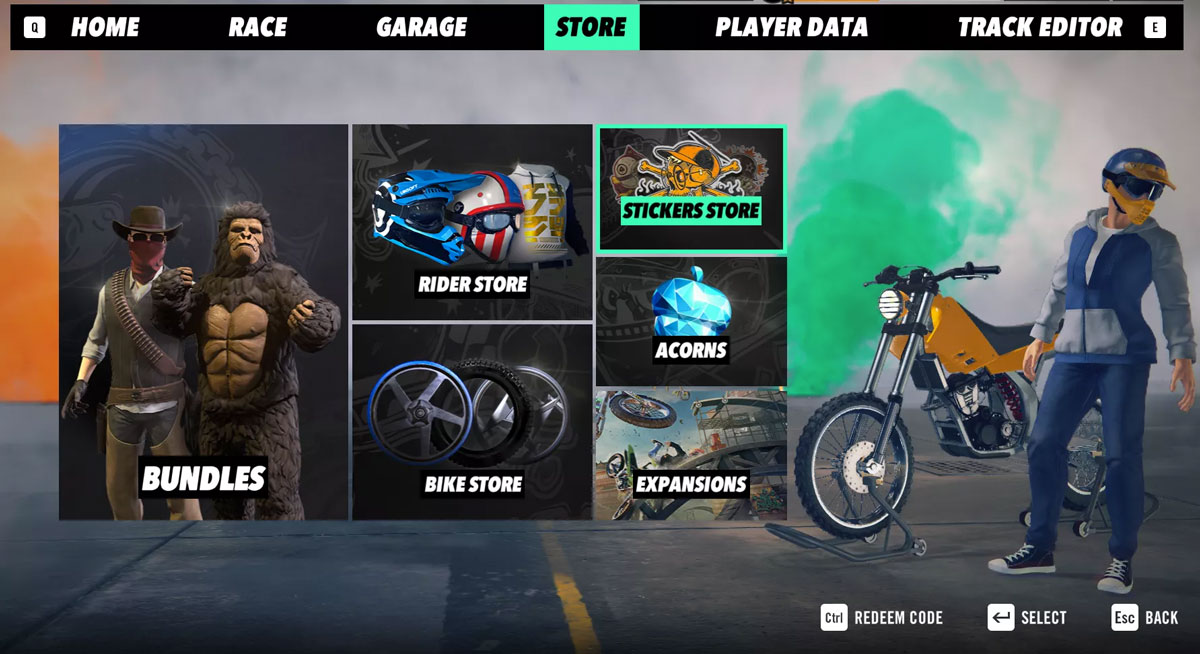 Tienda en línea de Trials Rising