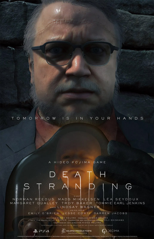 Death Stranding - Poster con Guillermo del Toro