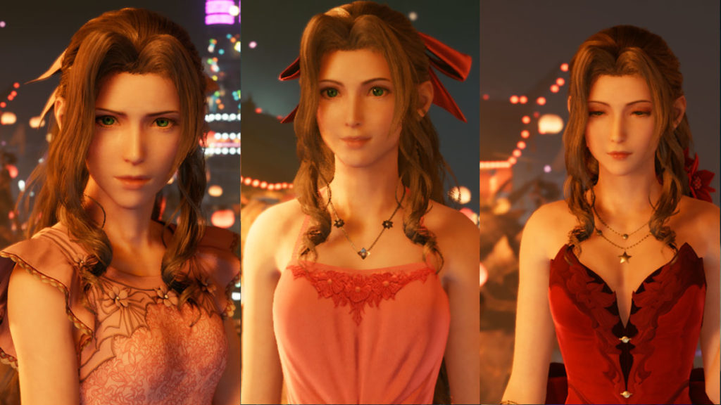 Final Fantasy 7 Remake - Los sub-quests y tus elecciones tienen efectos en la historia, como qué vestido usarán tus compañeras.