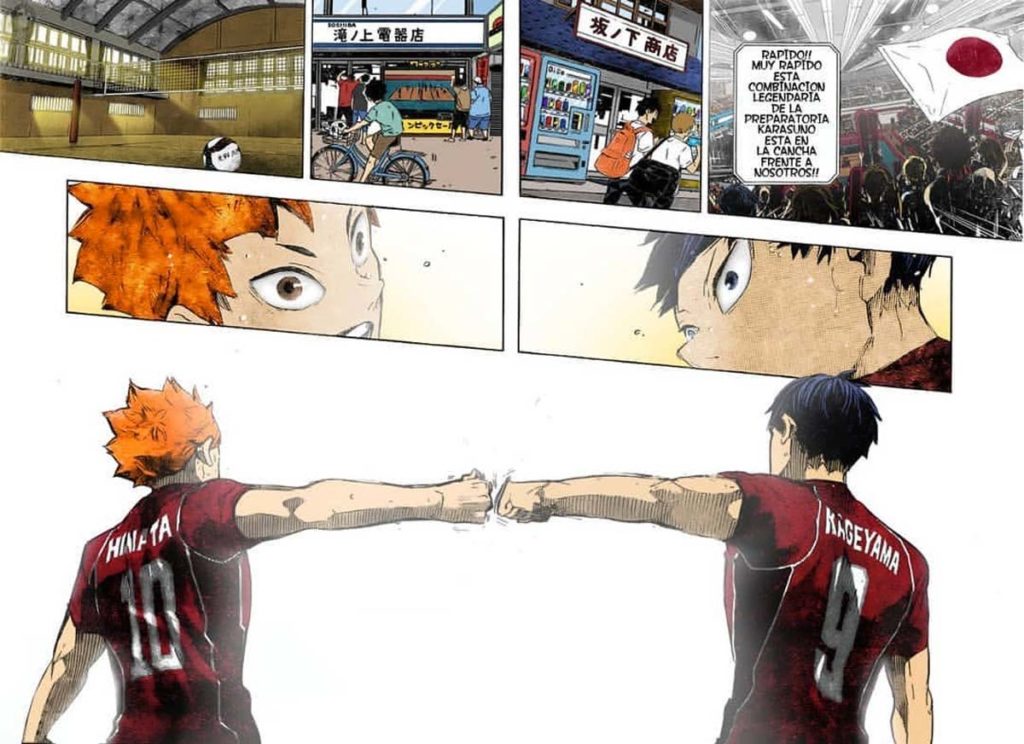 El final de Haikyuu, Hinata y Kageyama forman parte de la selección japonesa de voleybol.