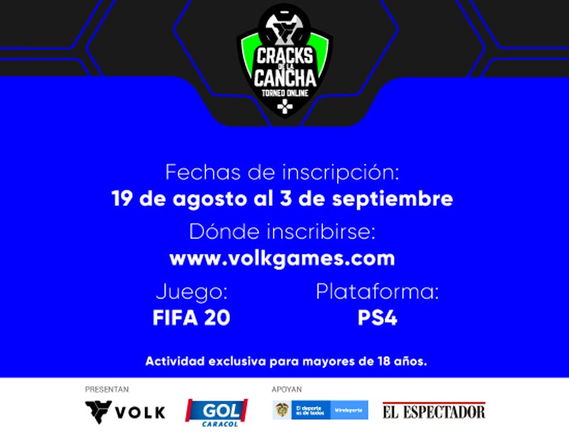 Cracks de la Cancha - Fechas de Inscripción