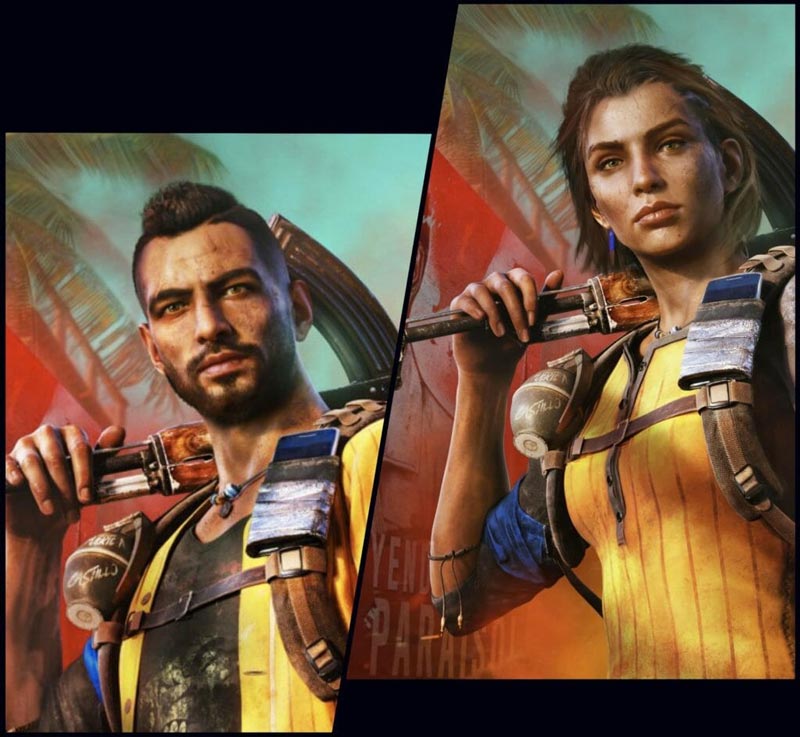 Puede elegir entre un personaje masculino o femenino en Far Cry 6.