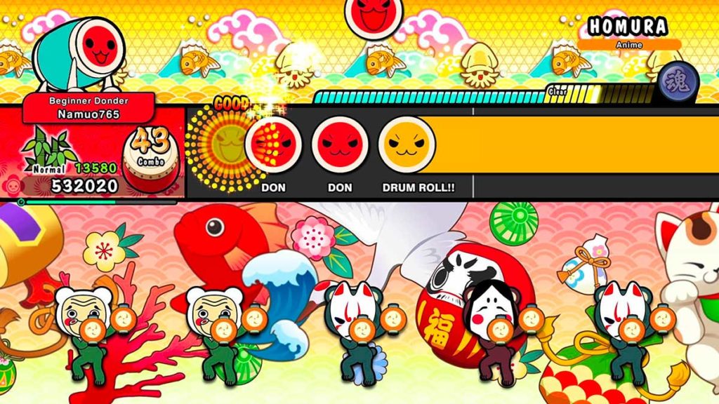 Taiko no Tatsujin - The Drum Master Gameplay