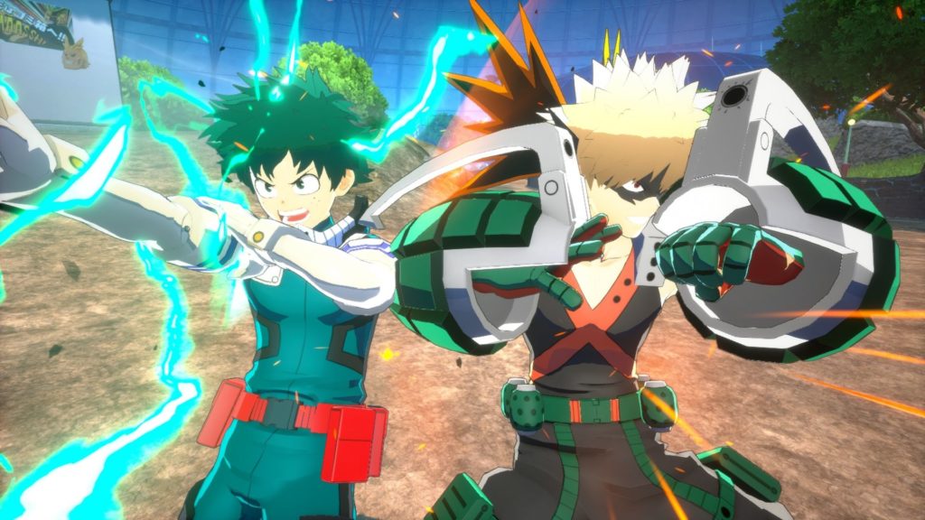 My Hero Academia: Ultra Rumble - Midoriya y Bakugo.