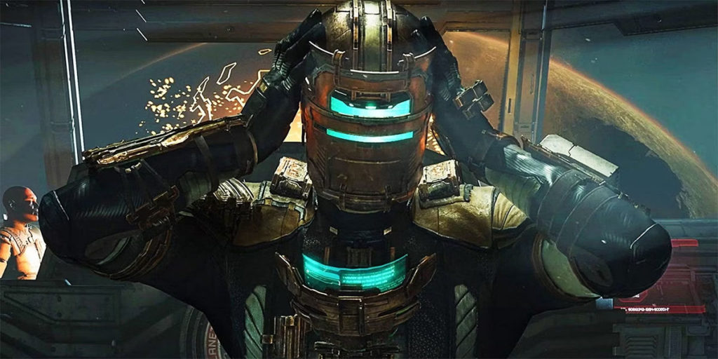 En Dead Space Remake el traje de Isaac Clarke tiene todos los indicativos de energía, sangre y demás, por lo que el resto de la pantalla está 100% libre de distracciones.