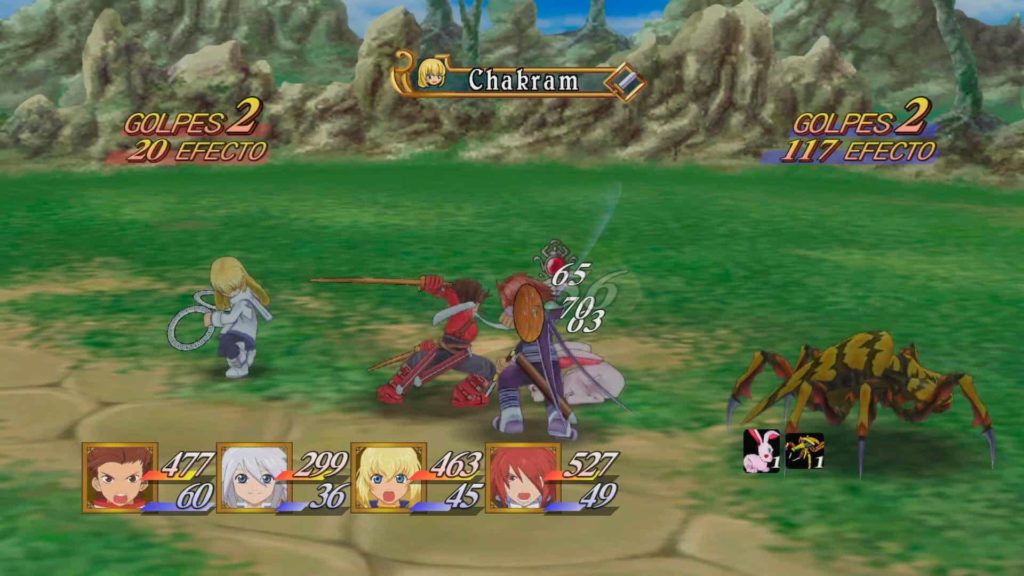 El estilo de combate de Tales of Symphonia no evolucionó e incluso se siente peor que en su versión original.