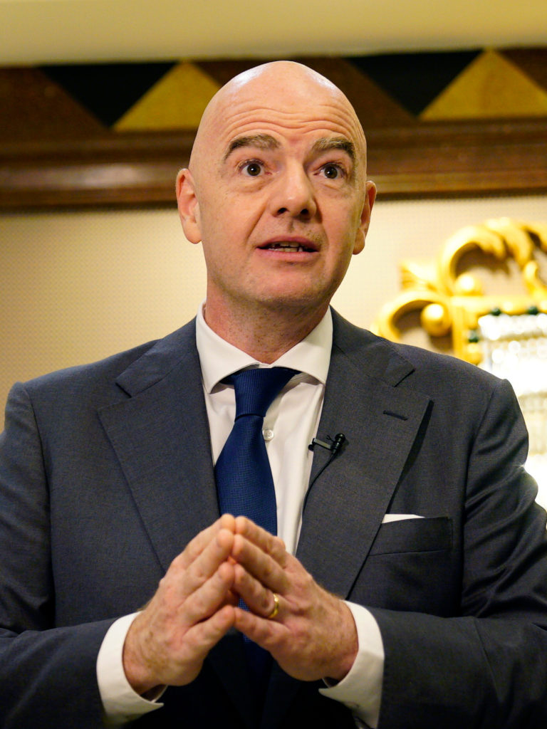 Gianni Infantino, presidente de la FIFA.