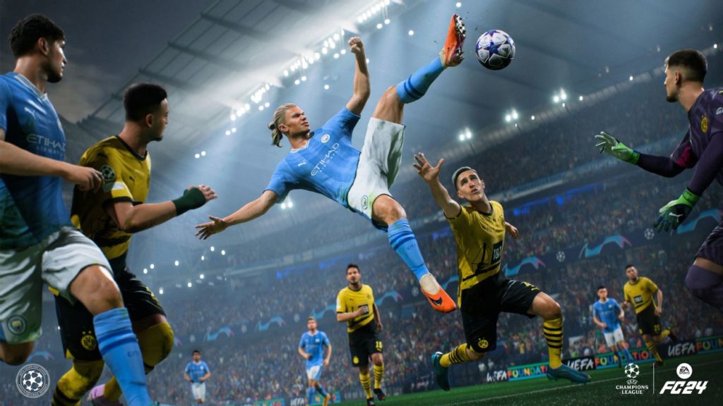 Jugadores como Haaland están perfectamente representados en EA Sports FC 24.