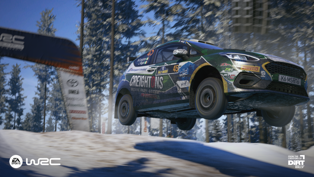 Así estés en la nieve o en la tierra, tu auto nunca se ensucia en EA SPORTS WRC