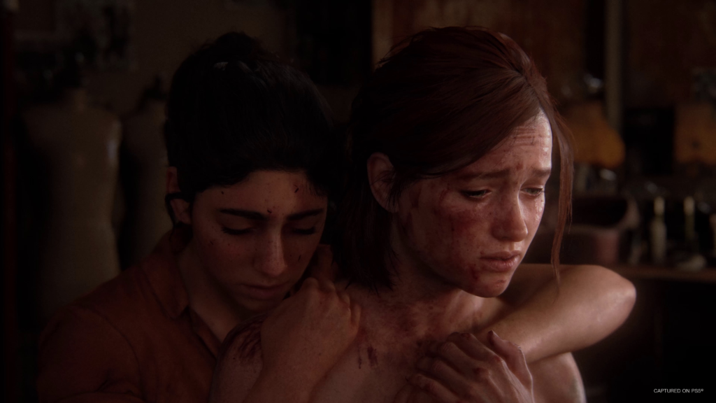 Ellie y Dina, el romance no puede faltar en The Last of Us 2 Remastered.