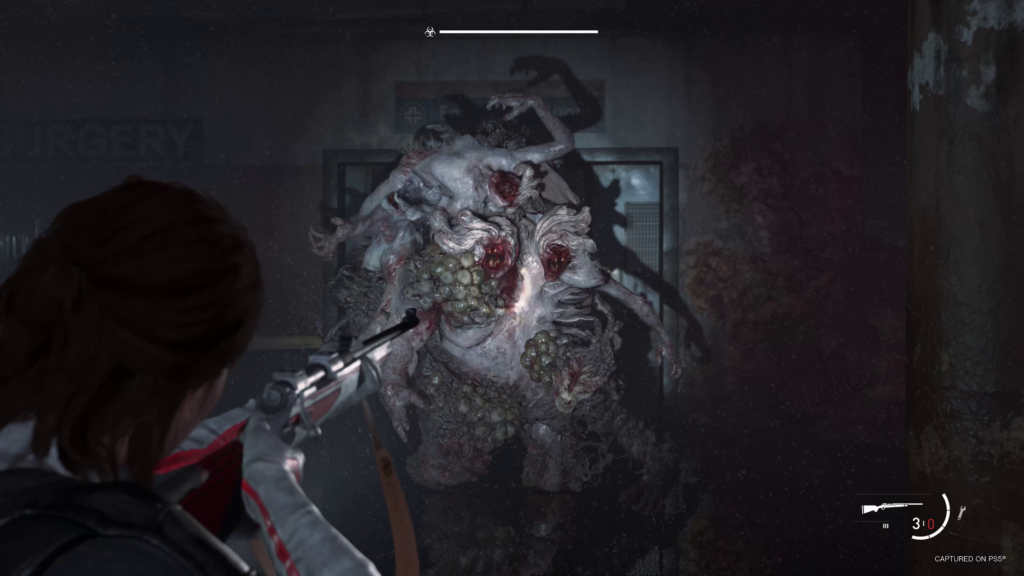 El Rat King, uno de los jefes más difíciles de The Last of Us 2 Remastered.