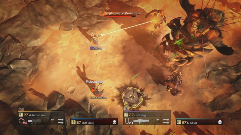 Modo de juego del Helldivers original.