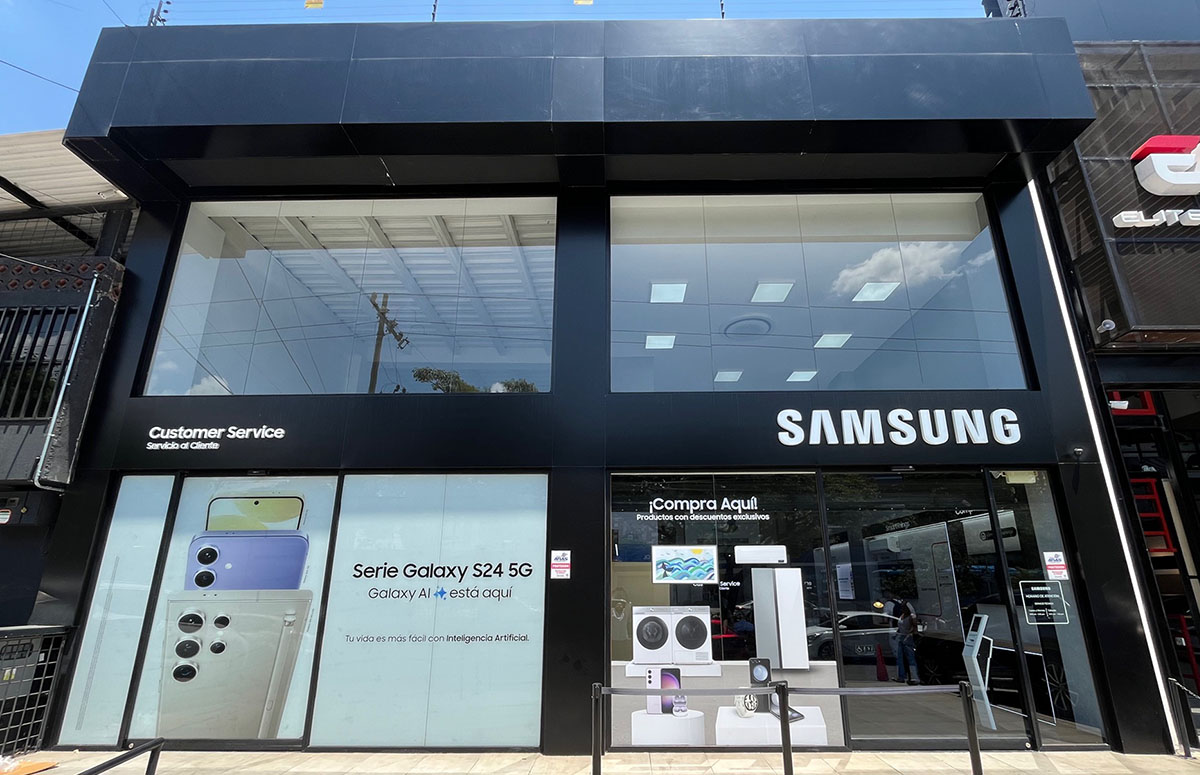 Fachada de la Casa Samsung en Cali, ubicada en la carrera 66 # 6-47, barrio El Limonar.